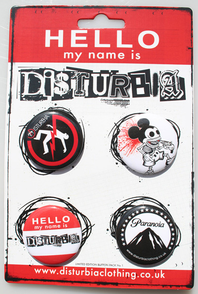 Top 5 Button Packs - Disturbia