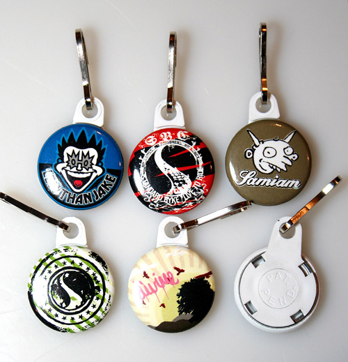 Custom Zipper Pull Buttons