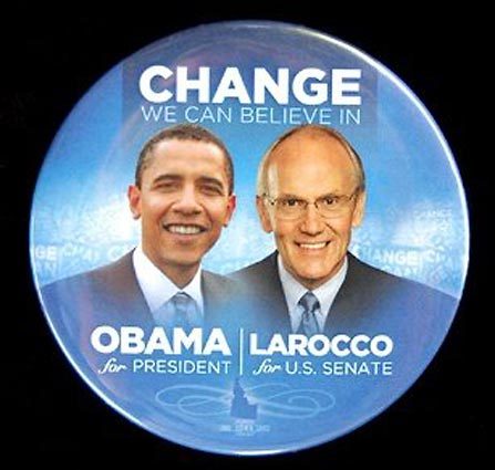 Misprinted Barack Obama Campaign Button