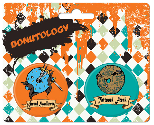 Donutology Button Pack