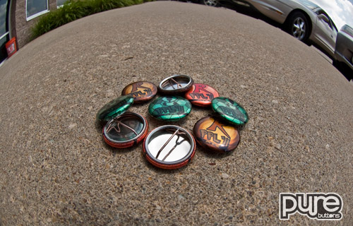 Metallic Finish Buttons