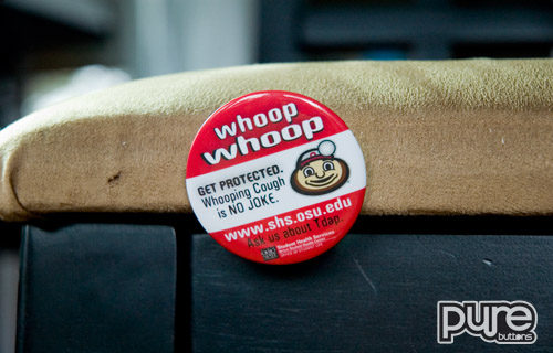 Whooping Cough Buttons for Student Health Services The Ohio State University