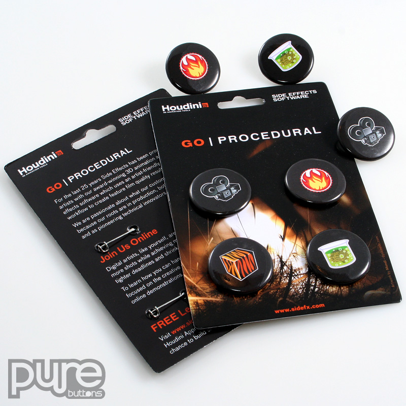 Double Sided Custom Button Packs