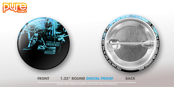 Round Custom Button Digital Proof