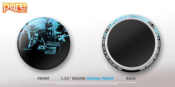 Round Custom Magnet Digital Proof