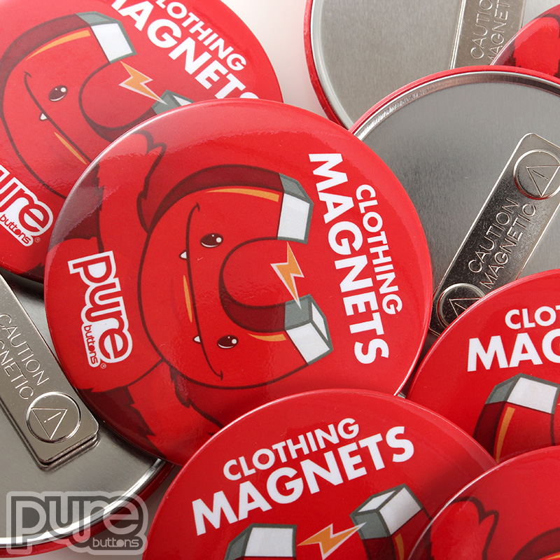 Clothing Magnets  Custom Magnetic Buttons