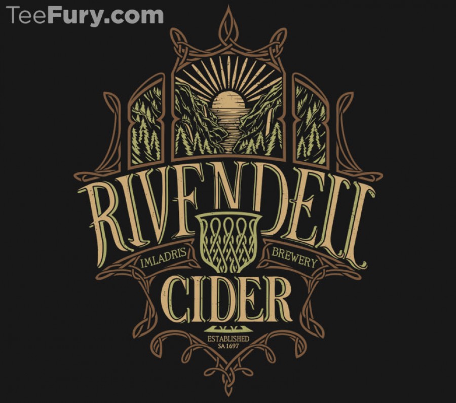 TeeFury Rivendell Cider T-Shirt Design