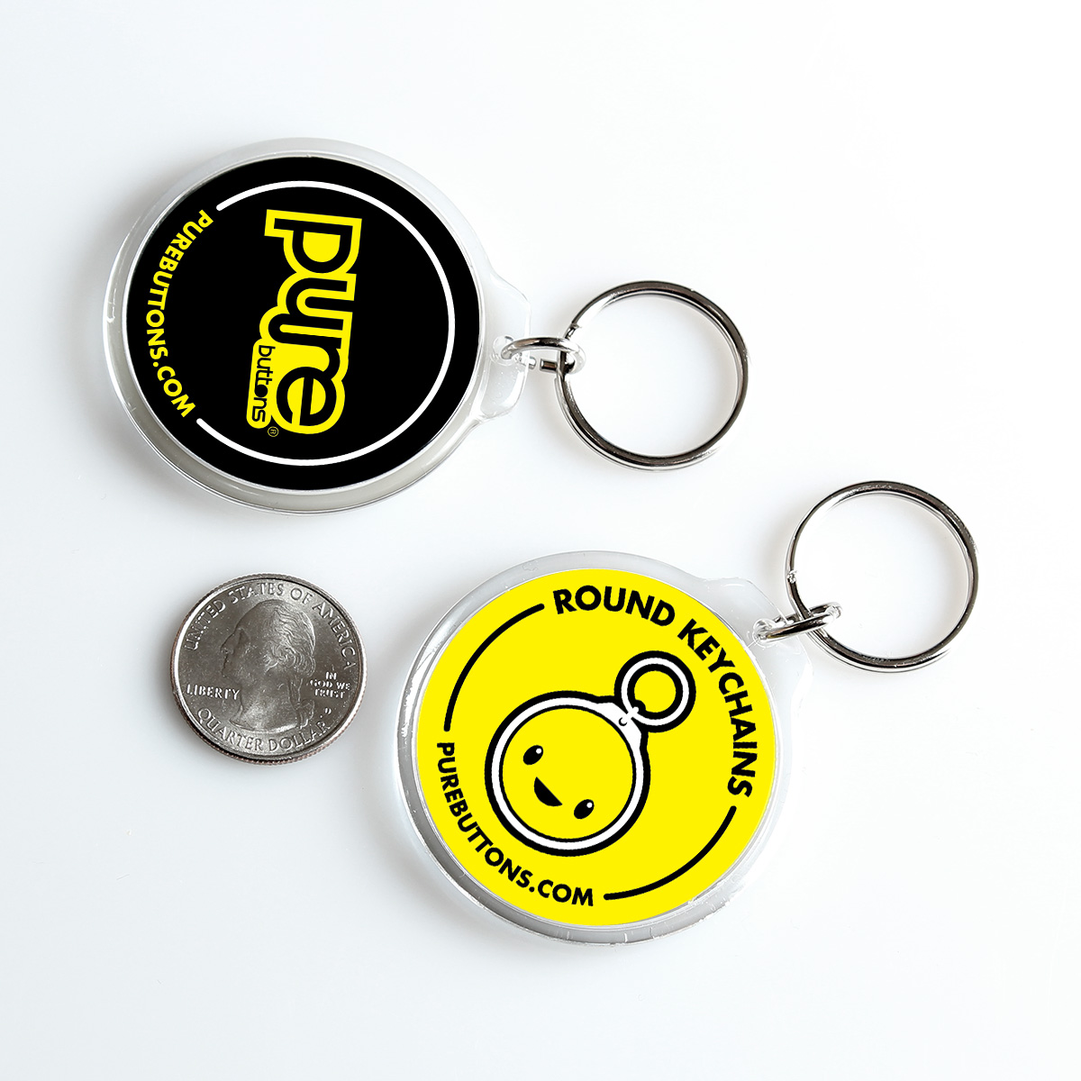 Custom Round Keychains