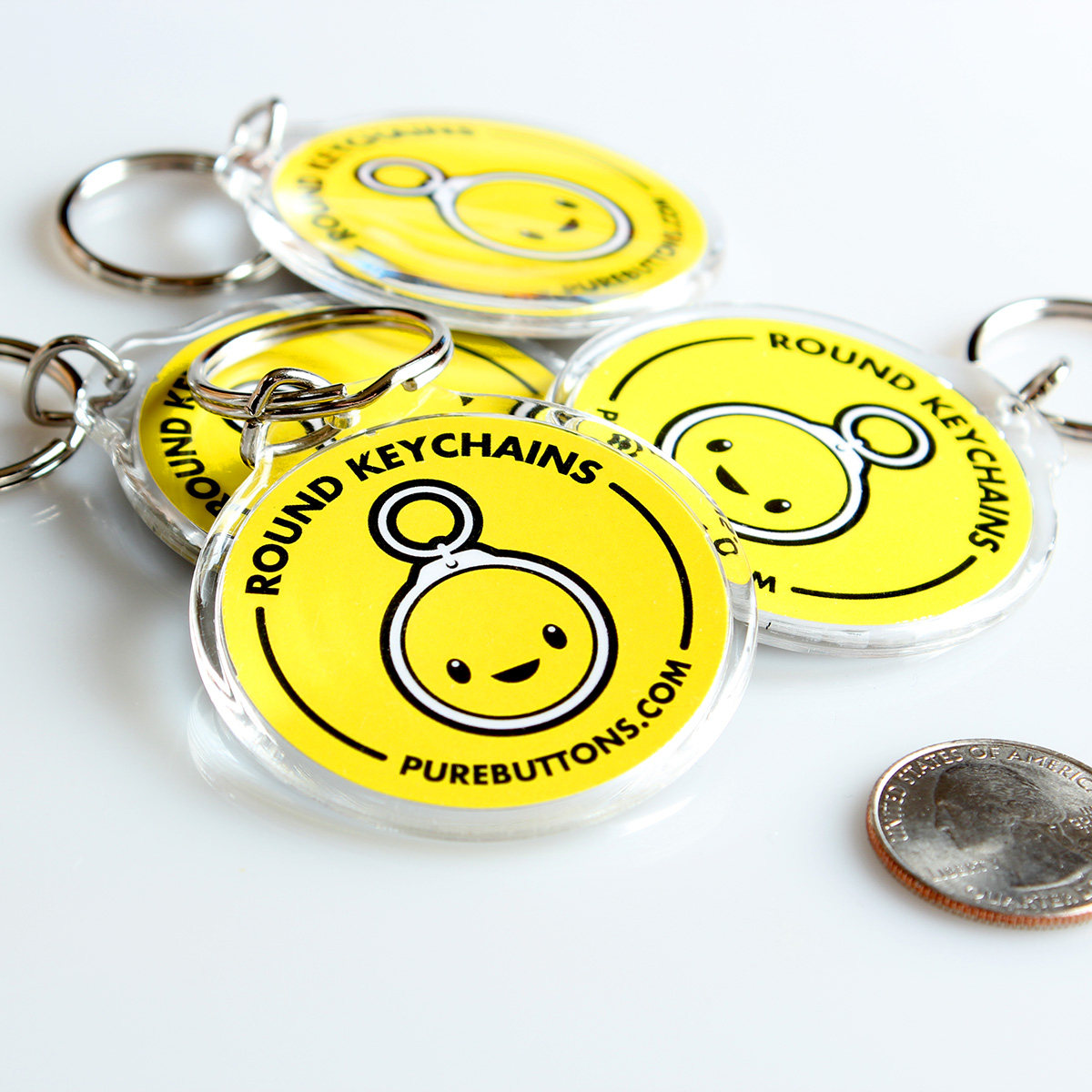 Custom Round Keychains