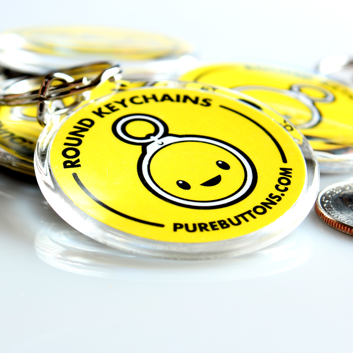 Round Custom Keychains