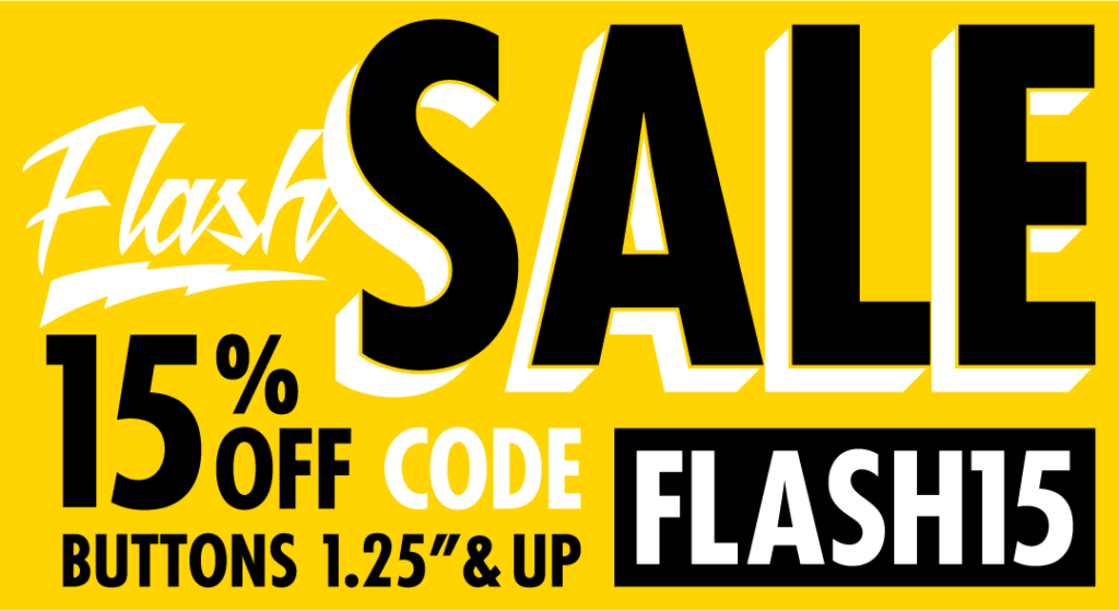 Flash Sale 15% off with code FLASH15 at Pure Buttons