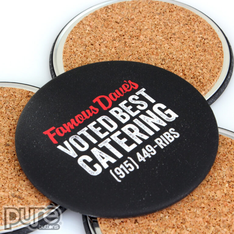 Personalized Drink Coasters for Famous Daves BBQ
