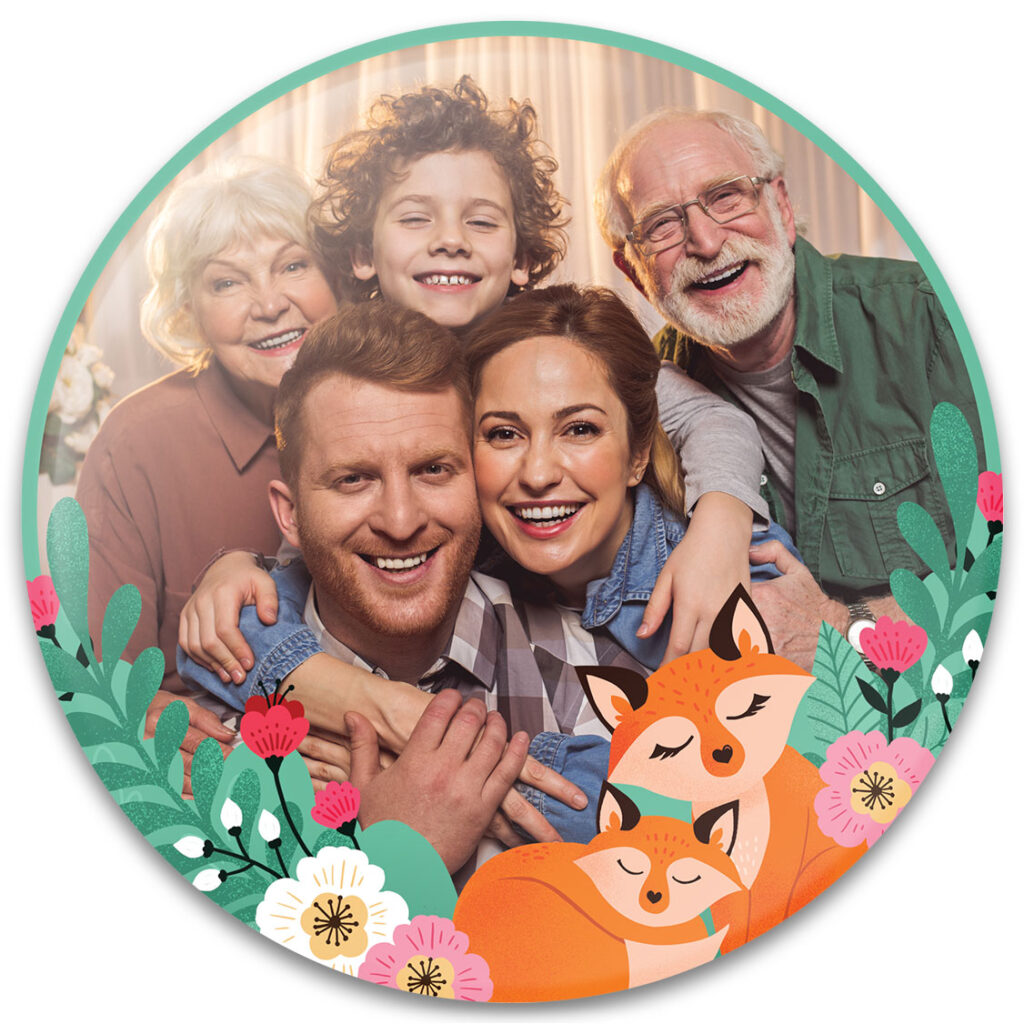 Foxy Mama Mother's Day Photo Gift Template