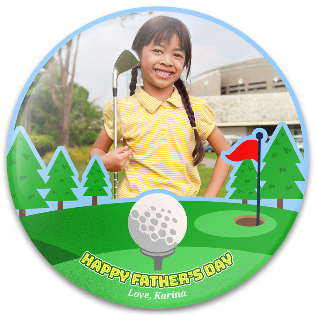 Hole In One Father's Day Photo Gift