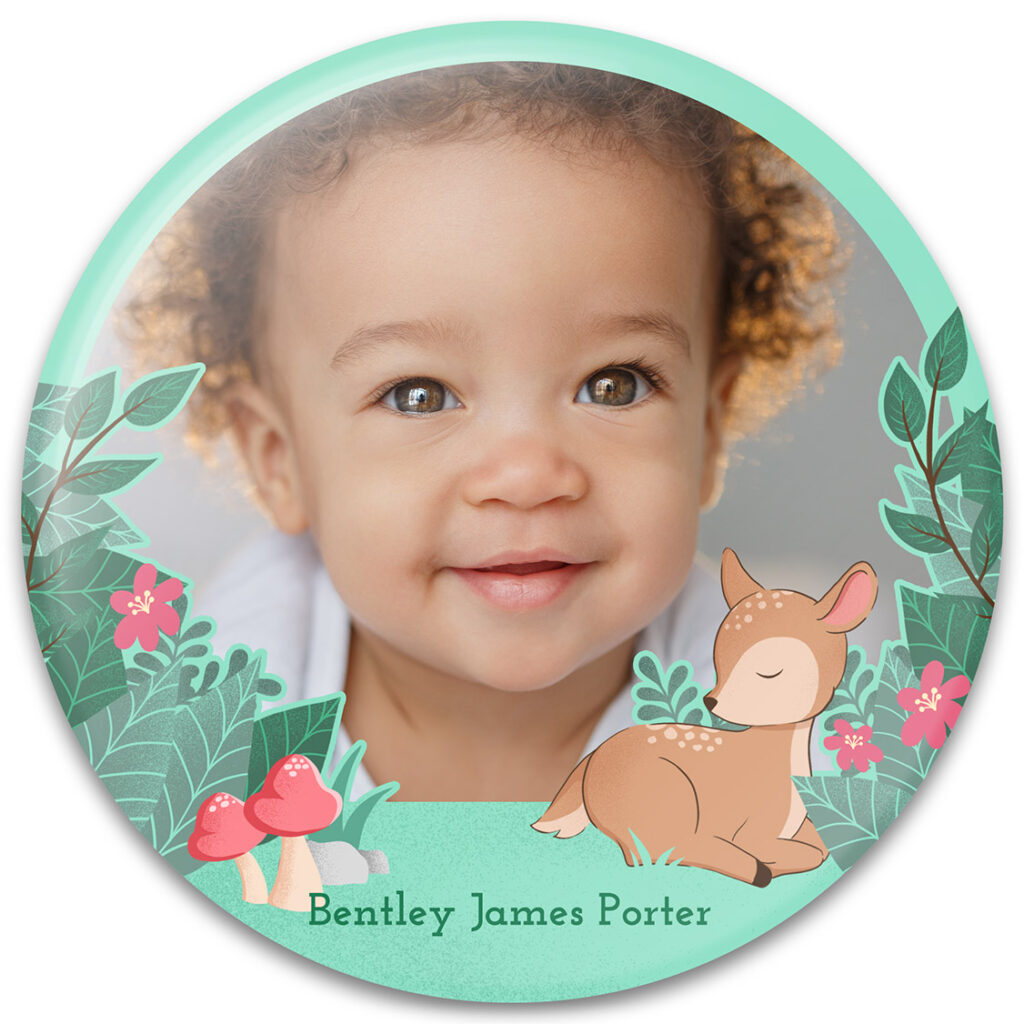 Fawn Baby Photo Frame Design