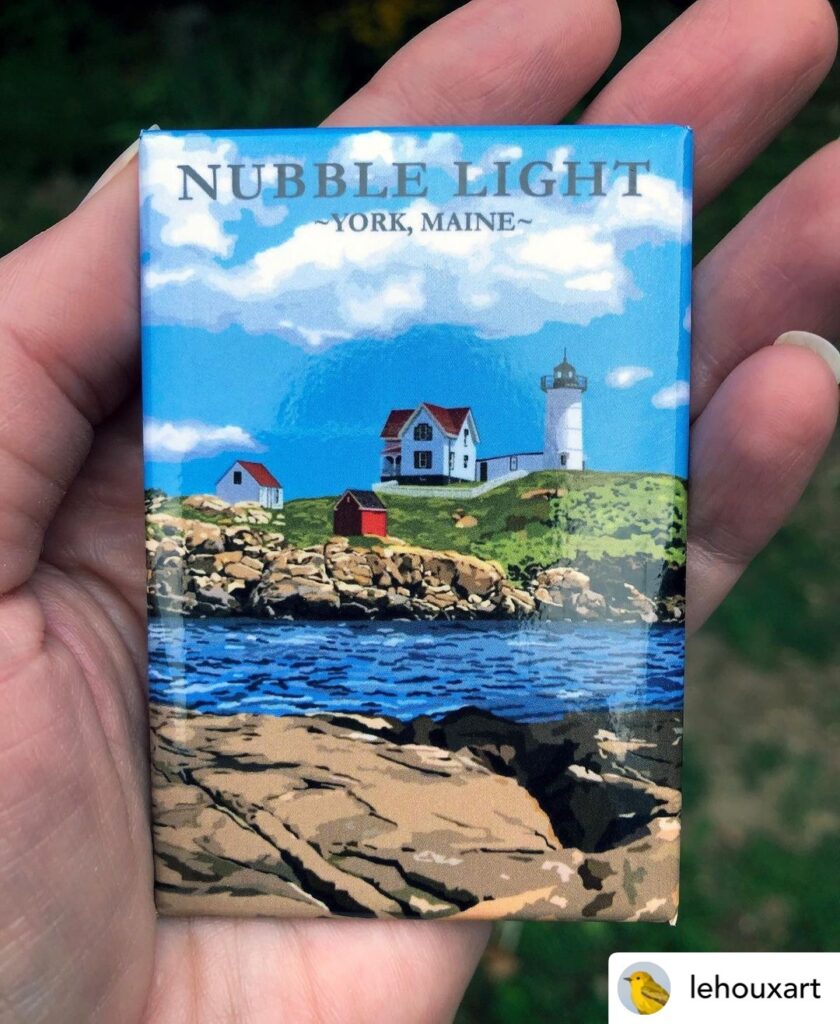 nubble light york maine souvenir magnets