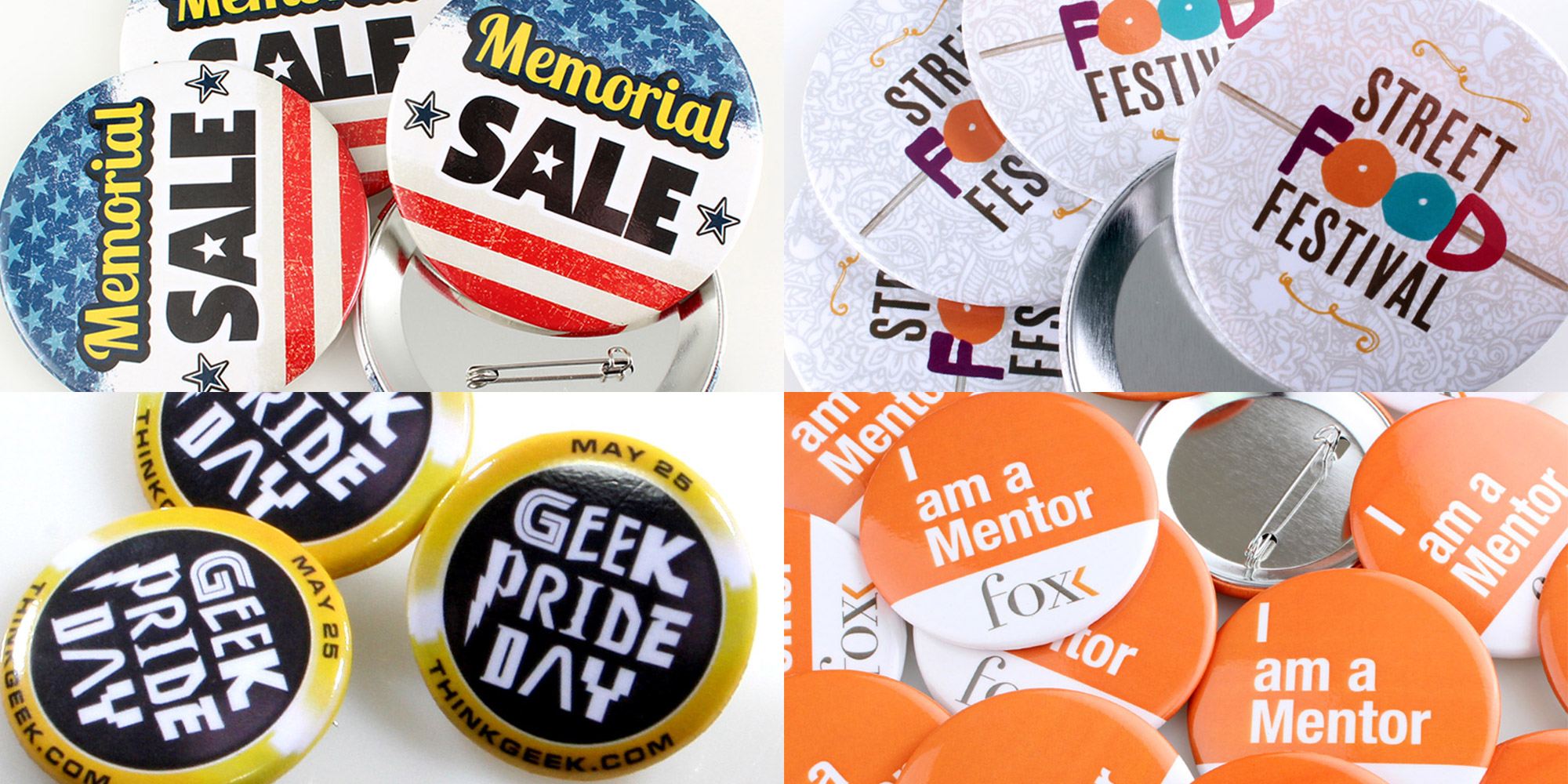 Examples of Custom Buttons for Events