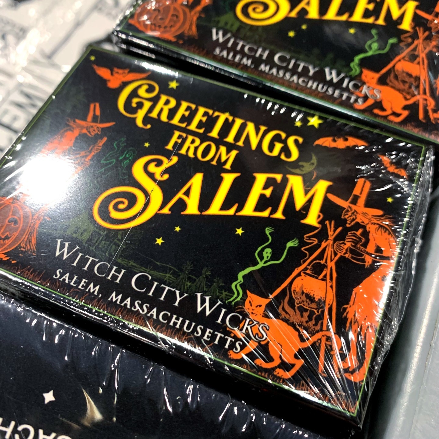 greetings from salem witch city wicks souvenir magnets