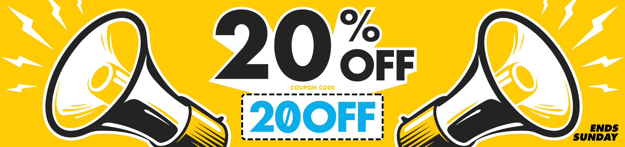 20% OFF Custom Promotional Products with code 20OFF