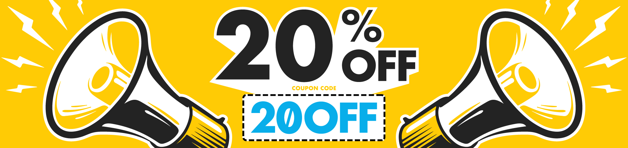 20% OFF all custom promotional products at PureButtons.com with code 20OFF