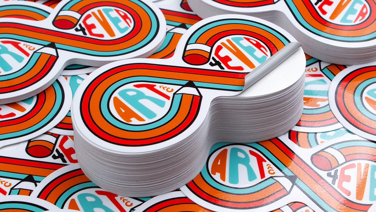 Die Cut Vinyl Stickers for Art Academy of Cincinnati