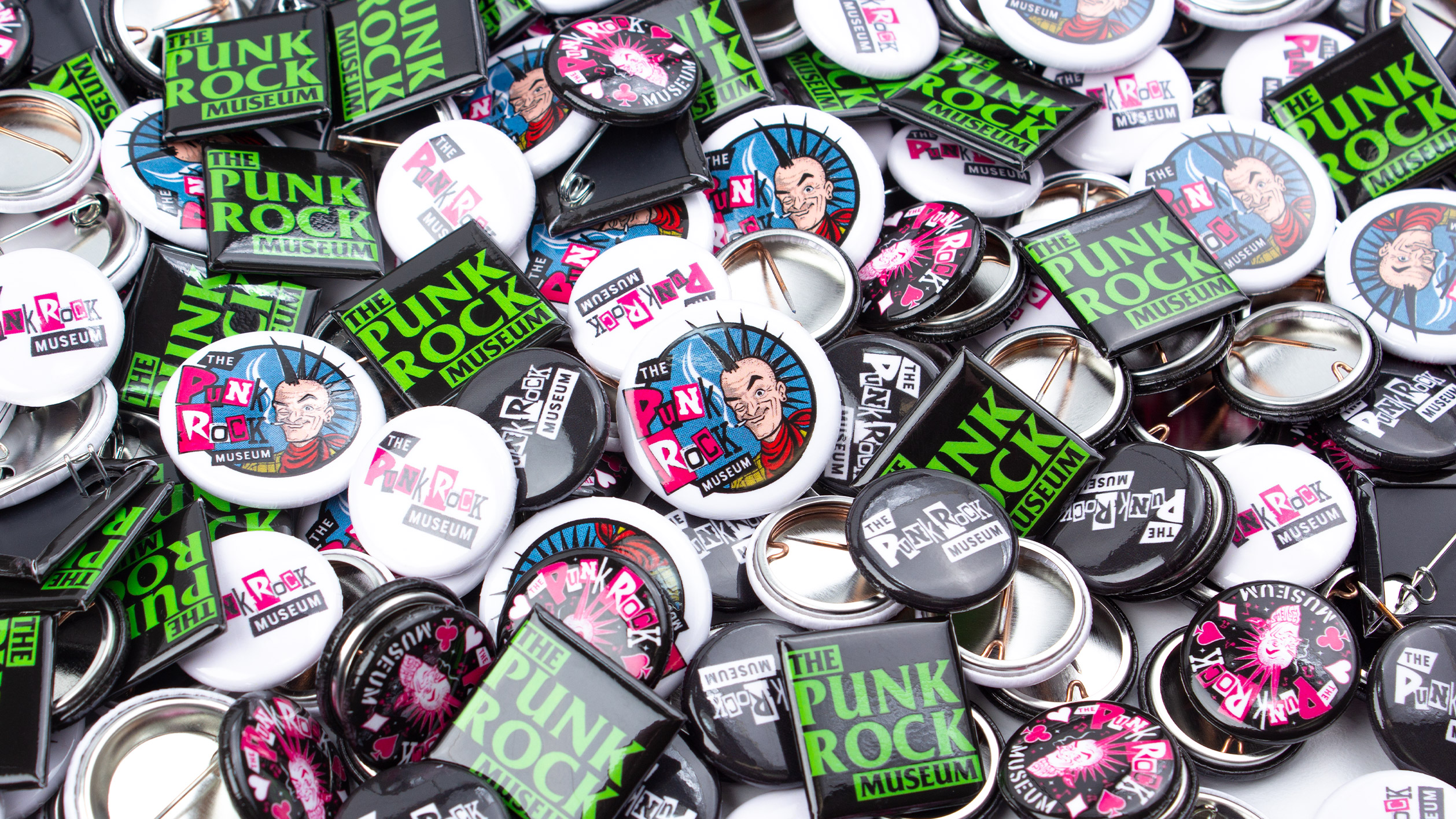 The Punk Rock Museum Buttons